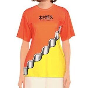 Paco Rabanne Kimura organic cotton colorblock T shirt